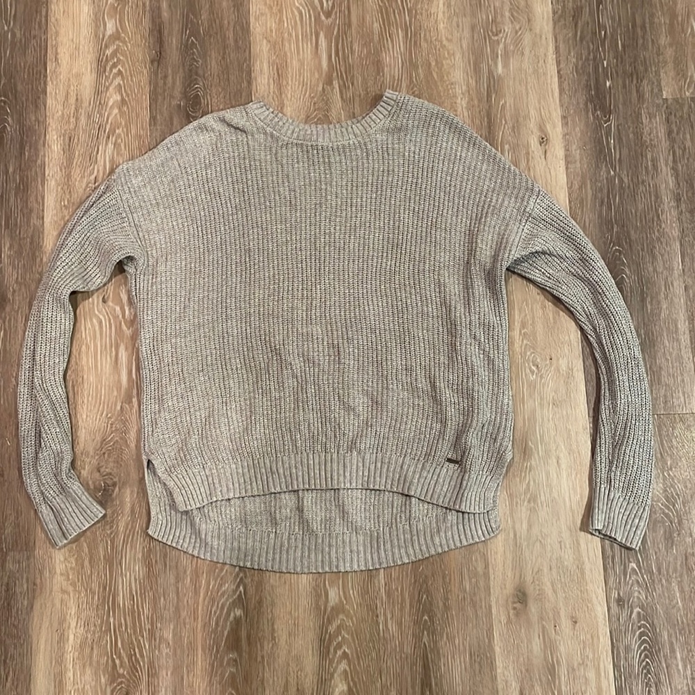 Hollister gray sweater